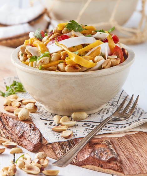 Cómo Hacer Una Ensalada De Mango Con Cacahuate